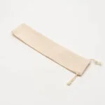 Sac en coton durable de couleur naturelle, doté de poignées robustes et d'un intérieur spacieux, parfait pour le shopping écologique ou l'usage quotidien.