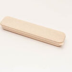 wheat straw box for drinking straws and cutlery