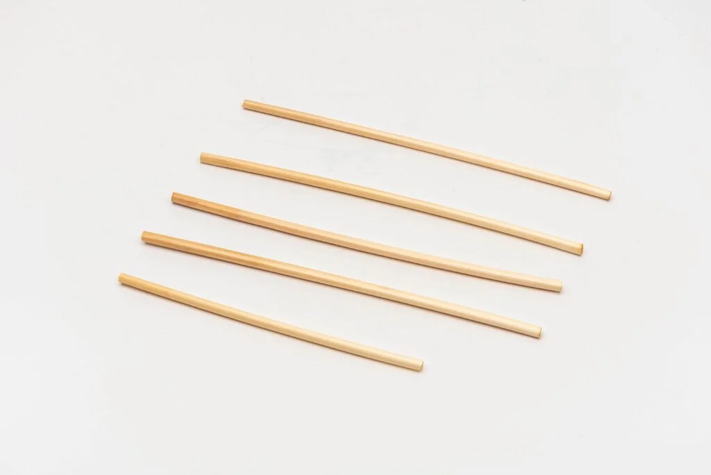 Plant-based straws made from wheat, a testament to our commitment to sustainability and nature's brilliance