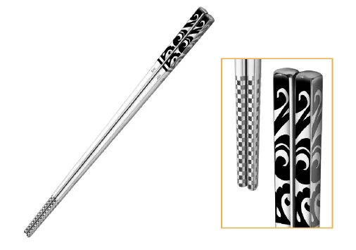 Pauzinhos reutilizáveis com design de nuvem auspiciosa