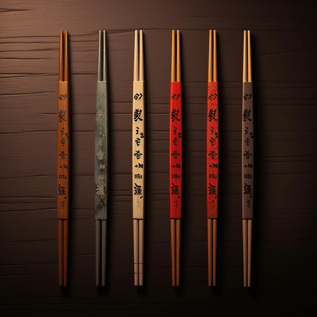 Pauzinhos personalizados com logotipo personalizado e cores vibrantes, apresentando a combinação perfeita de estilo e funcionalidade.